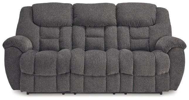 Foreside - Charcoal - Reclining Sofa Signature Design by Ashley® 