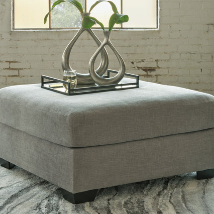 Keener - Ash - Oversized Accent Ottoman Ashley® 