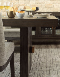 Thumbnail for Burkhaus - Dark Brown - Rectangular Dining Room Extension Table - Tony's Home Furnishings