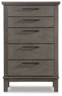 Thumbnail for Hallanden - Gray - Five Drawer Chest - Tony's Home Furnishings
