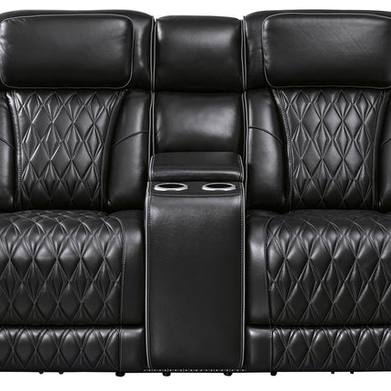 Boyington - Power Reclining Loveseat With Console/Adj Hdrst Signature Design by Ashley® 