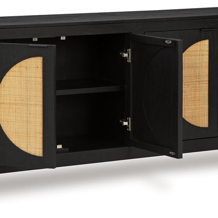 Cliffiings - Black / Natural - Accent Cabinet Signature Design by Ashley® 