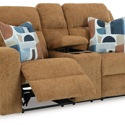 Kanlow - Dbl Reclining Loveseat With Console Signature Design by Ashley® 