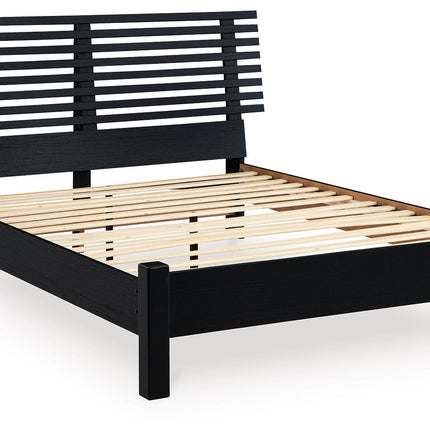 Danziar - Slat Panel Bed With Low Footboard Signature Design by Ashley® 