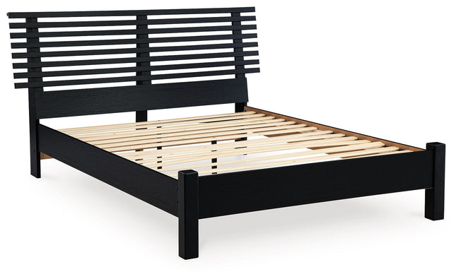 Danziar - Slat Panel Bed With Low Footboard Signature Design by Ashley® 