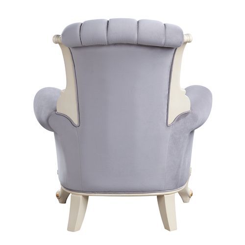 Galelvith - Chair - Gray Fabric ACME 