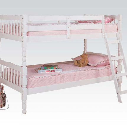 Homestead - Twin Over Twin Bunk Bed - Pink - Tony's Home Furnishings