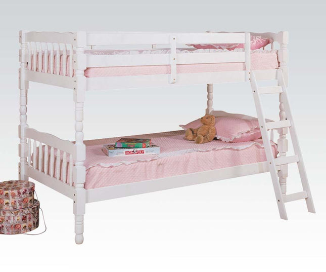 Homestead - Twin Over Twin Bunk Bed - Pink - Tony's Home Furnishings