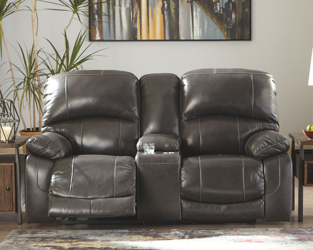 Hallstrung - Power Reclining Loveseat Ashley Furniture 