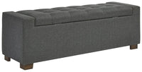 Thumbnail for Cortwell - Gray - Storage Bench - Tony's Home Furnishings