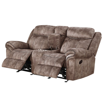 Zubaida - Loveseat w/USB Dock & Console (Glider & Motion) ACME 