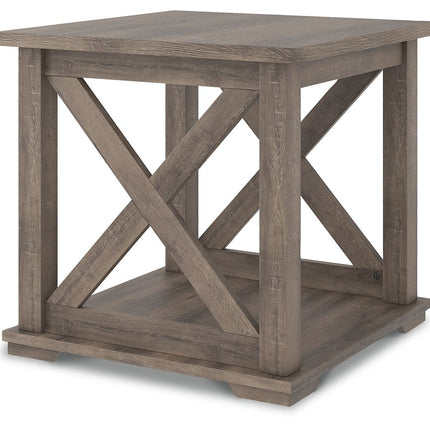 Arlenbry - Gray - Square End Table Ashley Furniture 