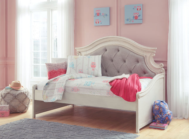 Realyn - Chipped White - Twin Day Bed With Storage Signature Design by Ashley® 