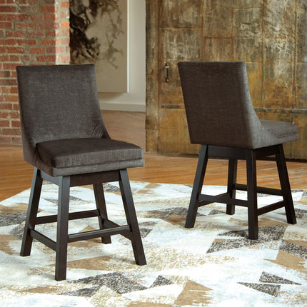 Tallenger - Swivel Barstool (Set of 2) Signature Design by Ashley® 