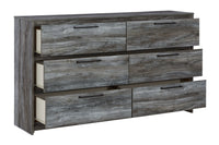 Thumbnail for Baystorm - Gray - Six Smooth Drawer Dresser