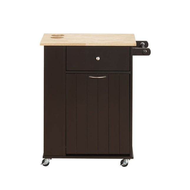 Zina - Kitchen Cart - Natural & Wenge ACME 