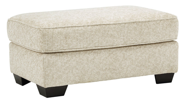 Haisley - Ivory - Ottoman Ashley Furniture 