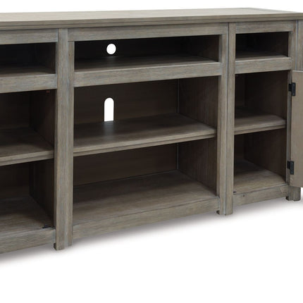 Moreshire - Bisque - 72" TV Stand W/Fireplace Option Signature Design by Ashley® 