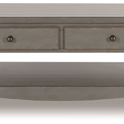 Charina - Antique Gray - Rectangular Cocktail Table Signature Design by Ashley® 