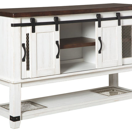 Valebeck - White / Brown - Dining Room Server Signature Design by Ashley® 