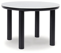 Thumbnail for Xandrum - Black - Round Dining Room Table - Tony's Home Furnishings