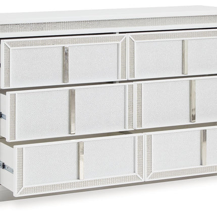 Chalanna - White - Dresser Signature Design by Ashley® 