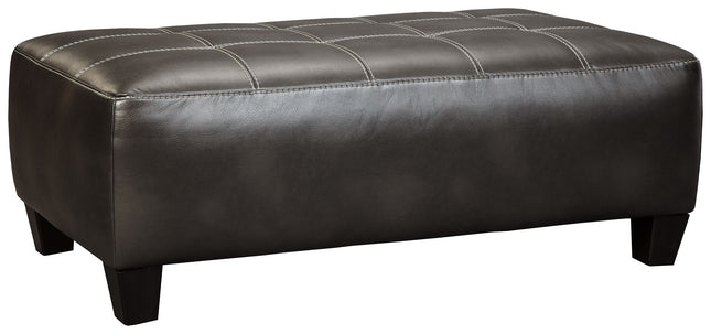 Nokomis - Charcoal - Oversized Accent Ottoman Ashley Furniture 