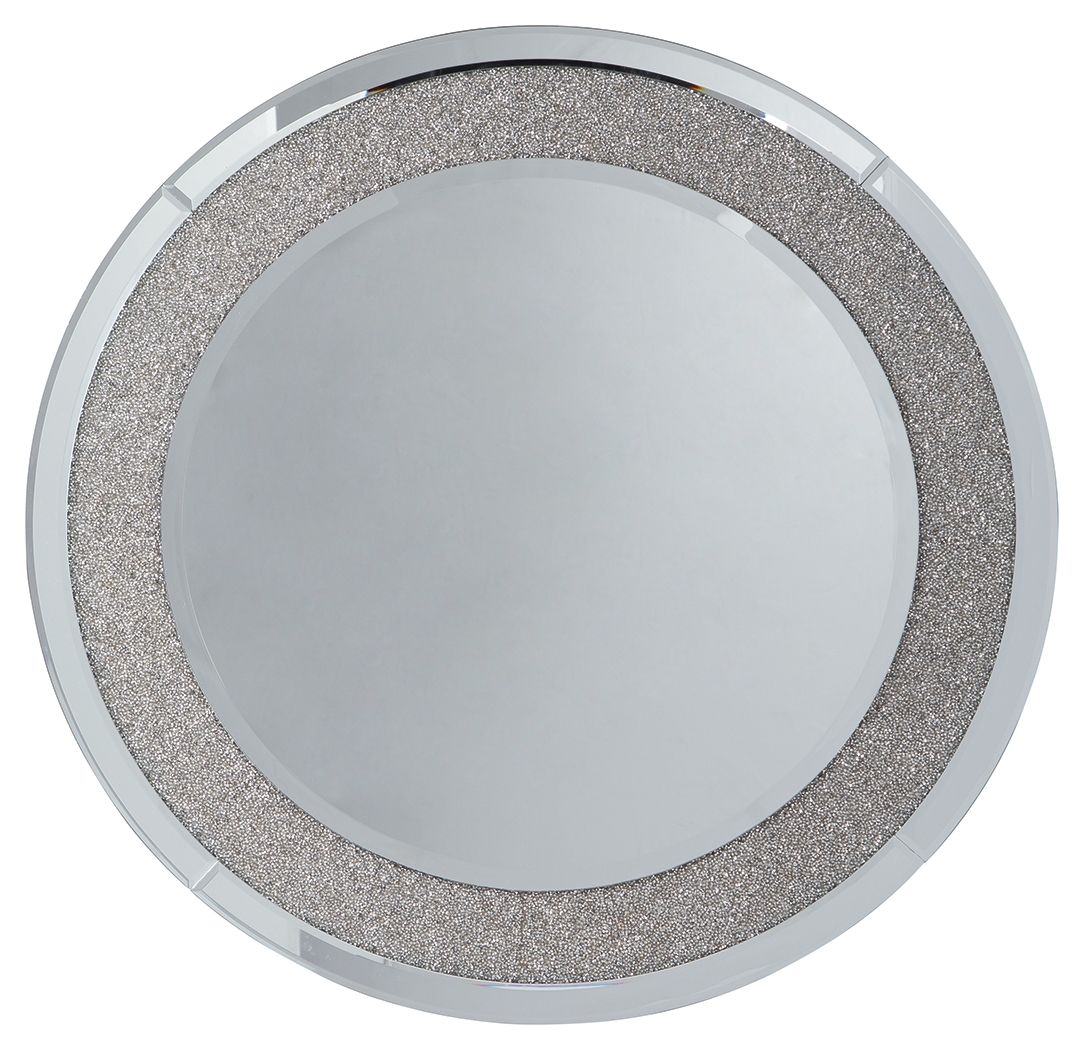 Kingsleigh - Metallic - Accent Mirror - Round - Tony's Home Furnishings
