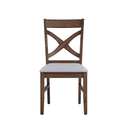 Ferris - Side Chair (Set of 2) - Brown Finish ACME 