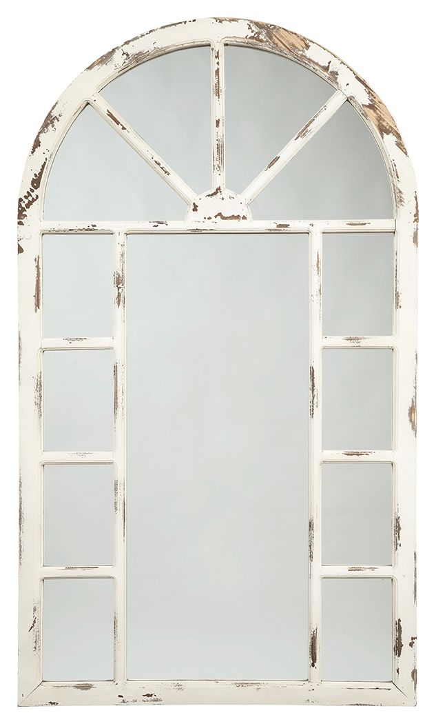 Divakar - Antique White - Accent Mirror Ashley Furniture 