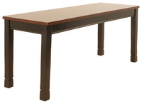 Thumbnail for Owingsville - Black / Brown - Large Dining Room Bench - Tony's Home Furnishings