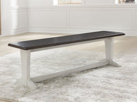 Thumbnail for Darborn - Gray / Brown - Large Dining Room Bench - Tony's Home Furnishings