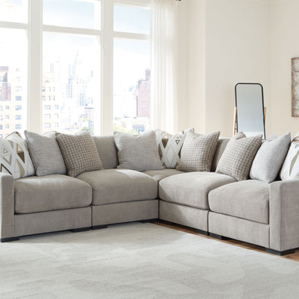 Aslan Court - Sectional With Ottoman Set Benchcraft® 