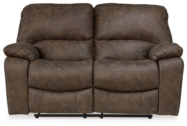 Kilmartin - Chocolate - Reclining Loveseat Signature Design by Ashley® 