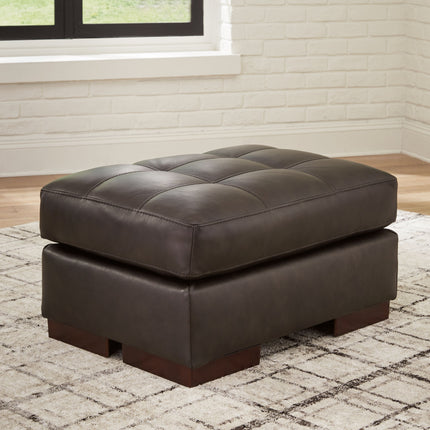 Luigi - Thunder - Ottoman Signature Design by Ashley® 