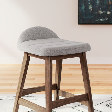 Lyncott - Upholstered Barstool (Set of 2) Signature Design by Ashley® 