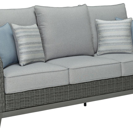 Elite Park - Gray - Sofa With Cushion Signature Design by Ashley® 