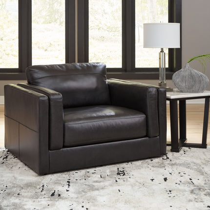 Amiata - Onyx - Chair And A Half Signature Design by Ashley® 