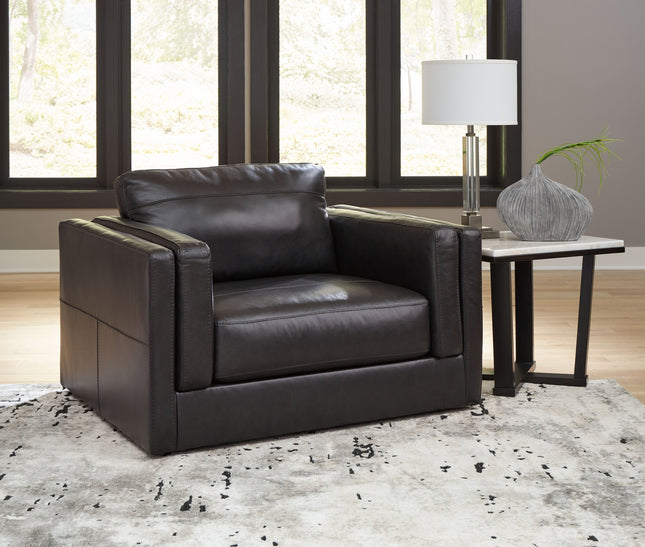 Amiata - Onyx - Chair And A Half Signature Design by Ashley® 