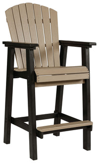 Thumbnail for Fairen Trail - Black / Driftwood - Tall Barstool (Set of 2) Signature Design by Ashley® 
