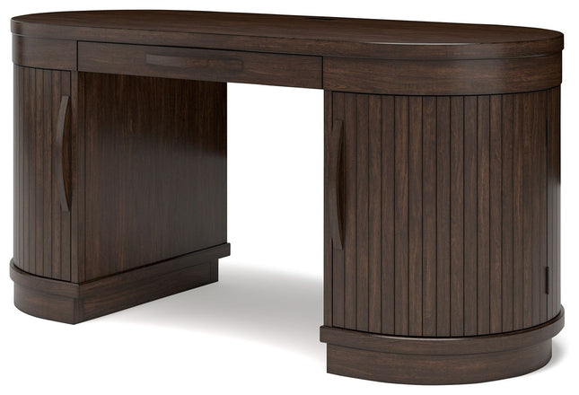 Korestone - Warm Brown - Home Office Desk Signature Design by Ashley® 