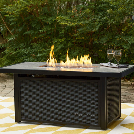 Beachcroft - Rectangular Fire Pit Table Ashley Furniture 