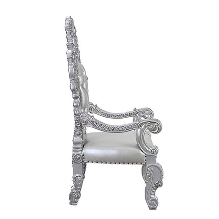 Valkyrie - Arm Chair (Set of 2) - Antique Platinum ACME 