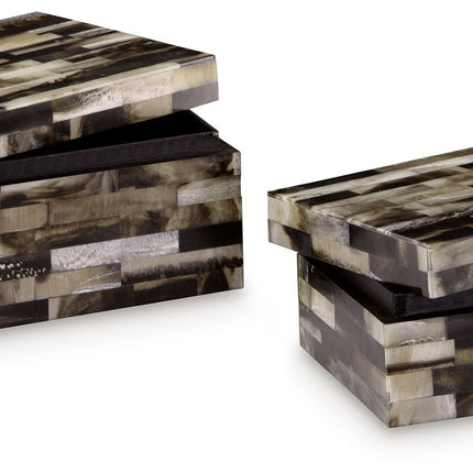 Ellford - Black / Brown / Cream - Box Set (Set of 2) Signature Design by Ashley® 