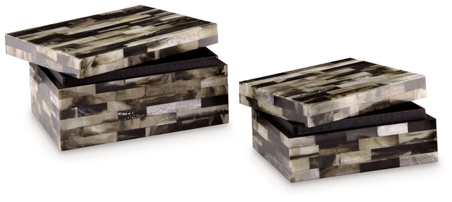 Ellford - Black / Brown / Cream - Box Set (Set of 2) Signature Design by Ashley® 