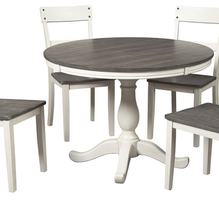 Nelling - White / Brown / Beige- Dining Room Table Signature Design by Ashley® 