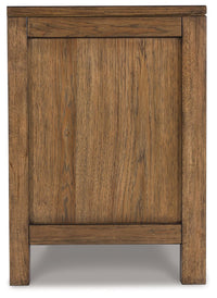 Thumbnail for Cabalynn - Light Brown - Two Drawer Night Stand - Tony's Home Furnishings