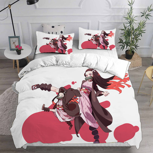 2021 Demon Slayer Kimetsu no Yaiba Bedding Set Duvet Covers Quilt Sets