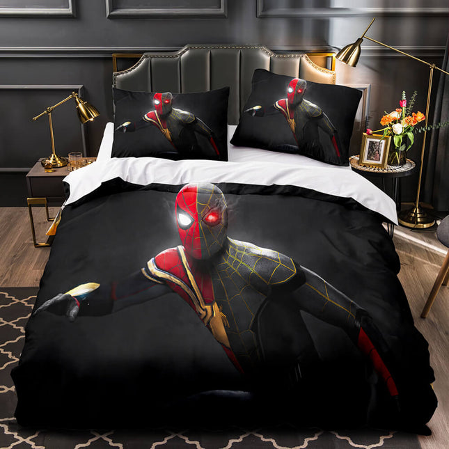 2021 Spider-Man No Way Home Bedding Set Duvet Cover Quilt Bed Sets