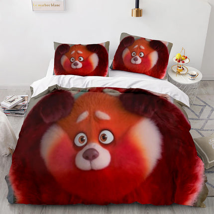 2022 Cartoon Turning Red Bedding Set Quilt Duvet Cover Bedding Sets